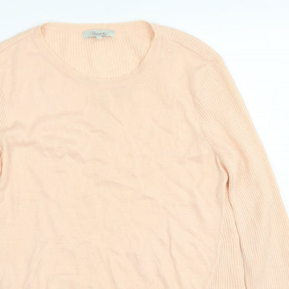 Womens UK Size 12 Peacocks Orange Pullover Jumper