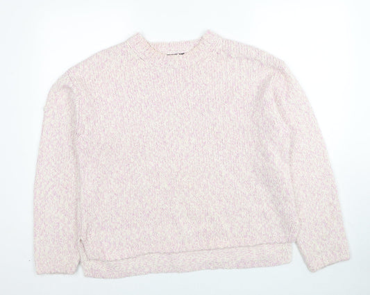 Womens UK Size L Marks and Spencer Pink Pullover Jumper