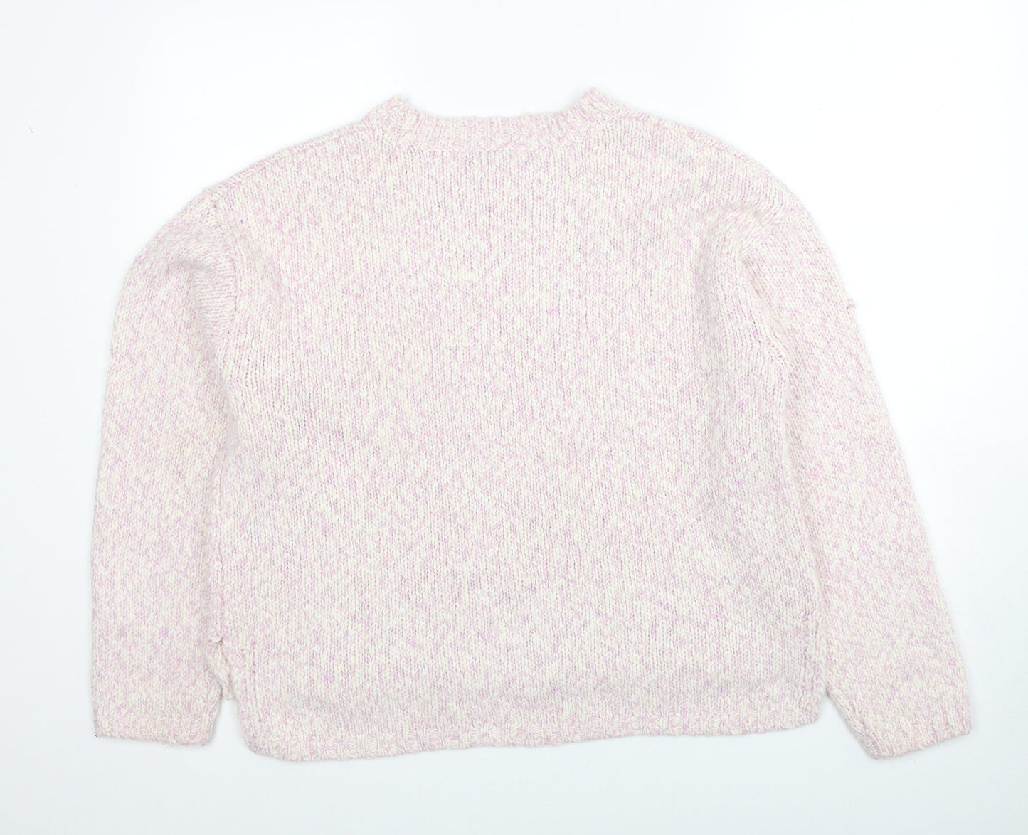 Womens UK Size L Marks and Spencer Pink Pullover Jumper