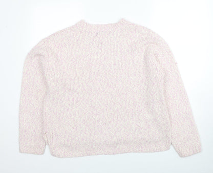 Womens UK Size L Marks and Spencer Pink Pullover Jumper