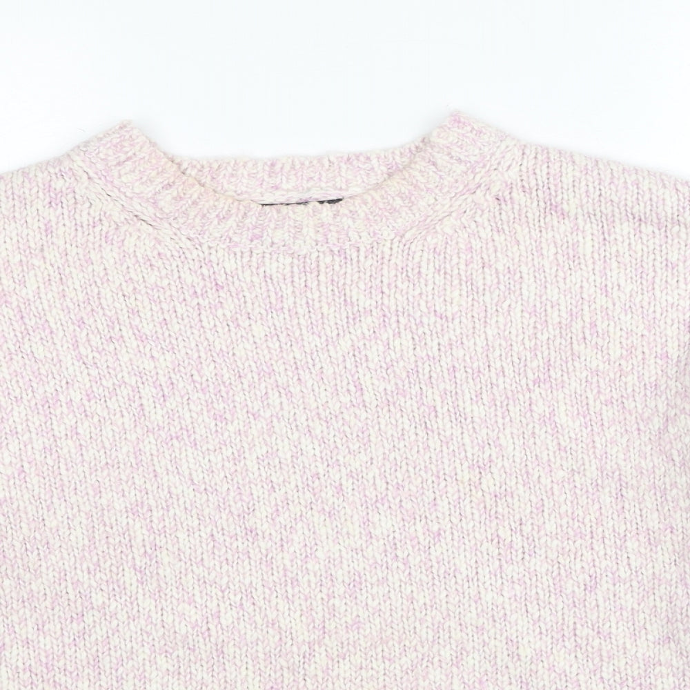Womens UK Size L Marks and Spencer Pink Pullover Jumper