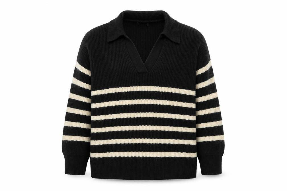 Womens UK Size L Marks and Spencer Black Pullover Jumper
