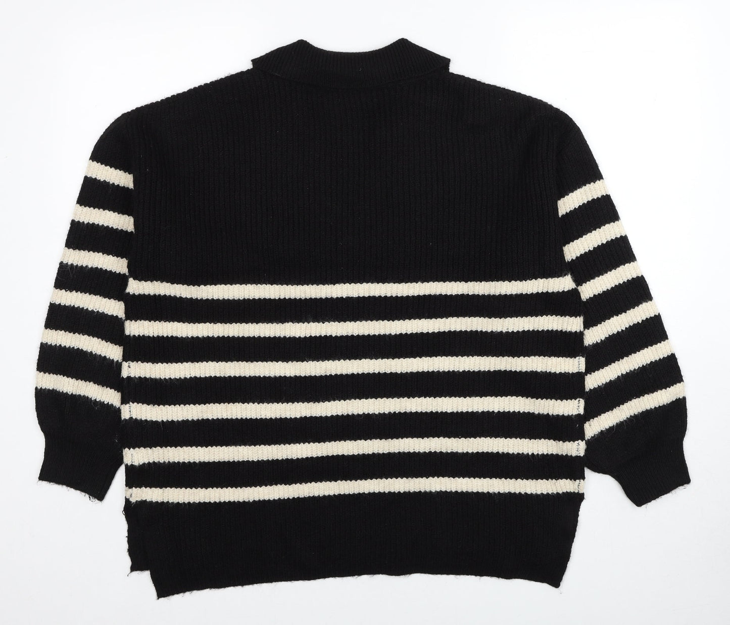 Womens UK Size L Marks and Spencer Black Pullover Jumper