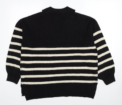 Womens UK Size L Marks and Spencer Black Pullover Jumper