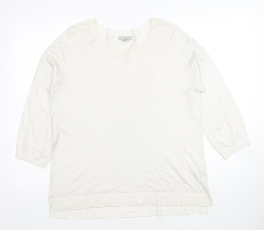 Womens UK Size L H&M Ivory Pullover Jumper