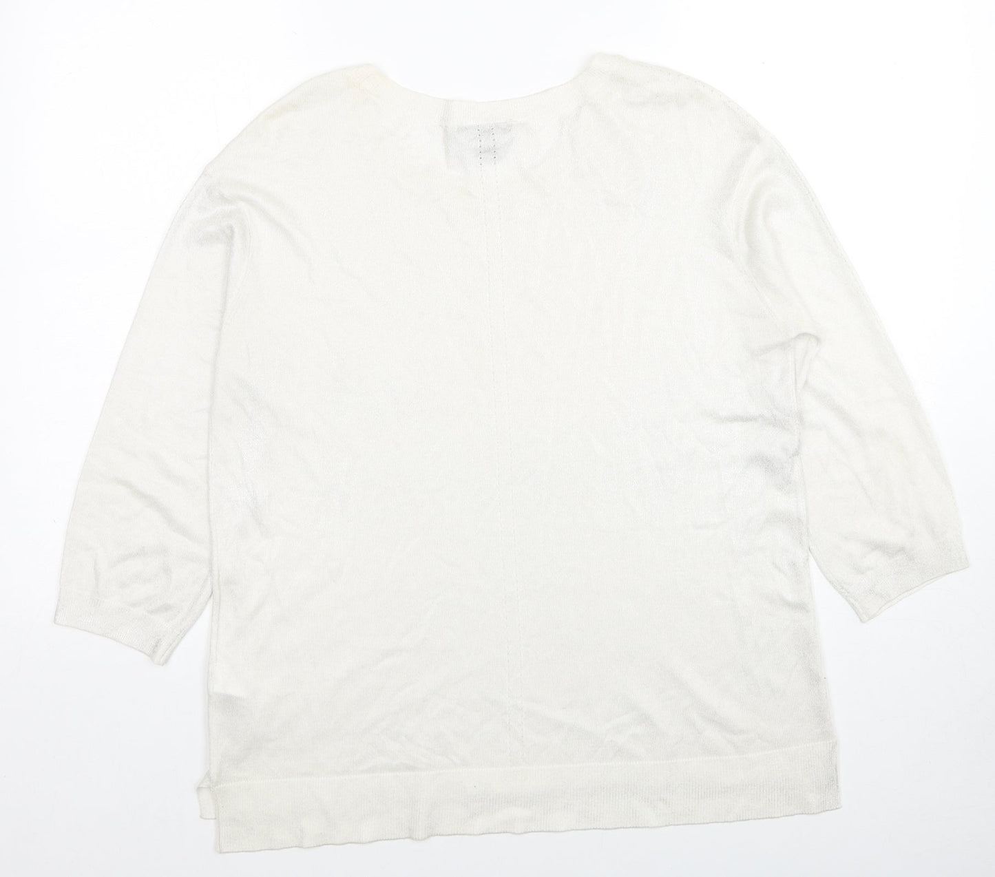 Womens UK Size L H&M Ivory Pullover Jumper