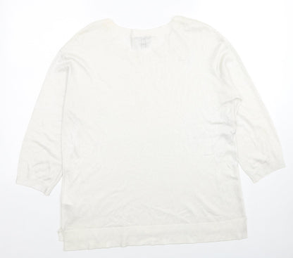 Womens UK Size L H&M Ivory Pullover Jumper