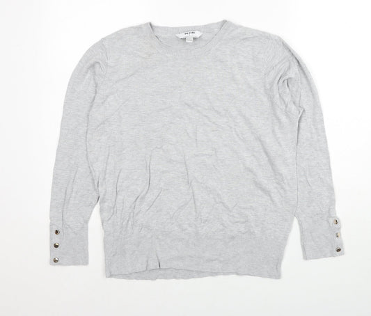 Womens UK Size L Dorothy Perkins Grey Pullover Jumper