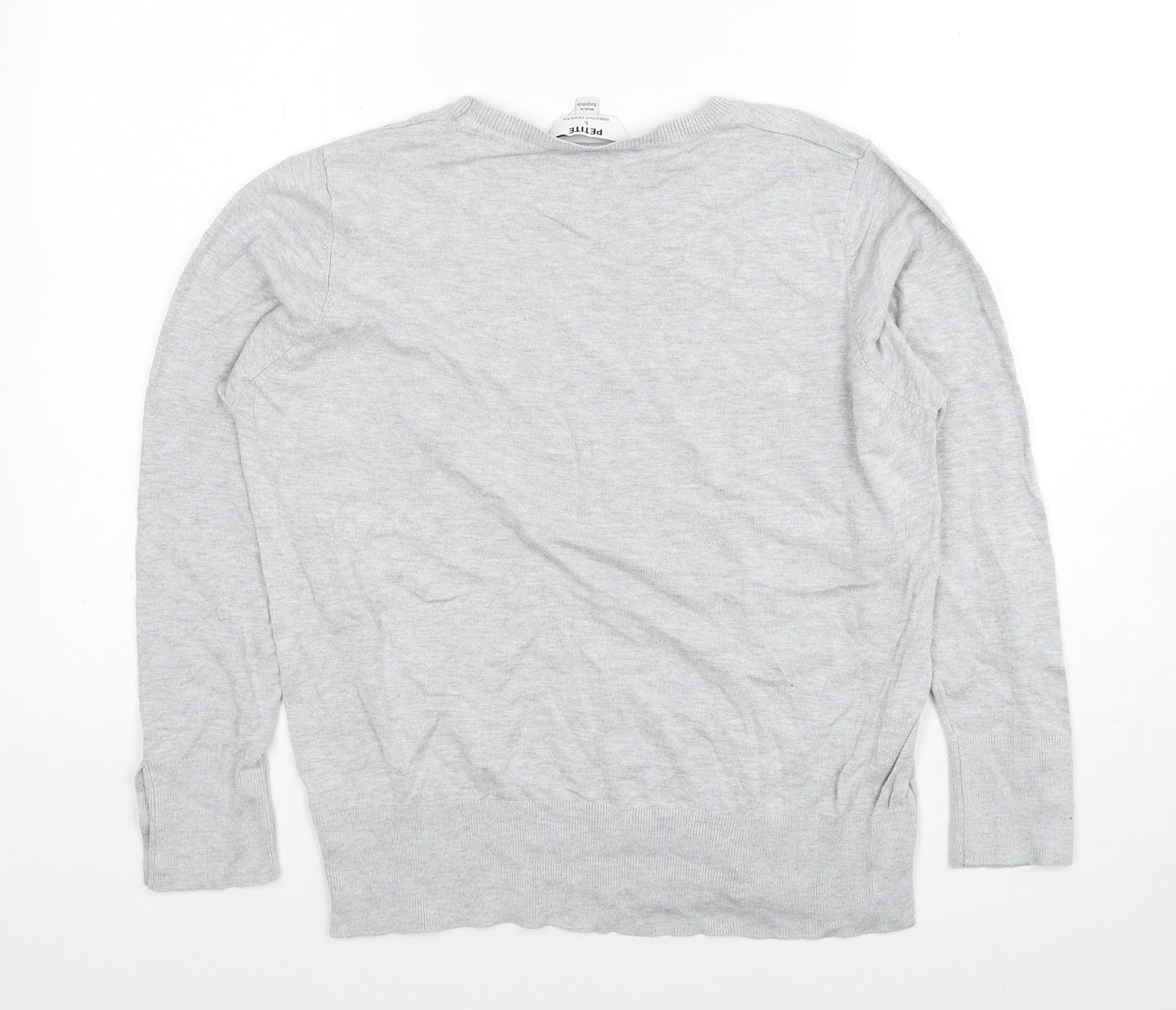 Womens UK Size L Dorothy Perkins Grey Pullover Jumper