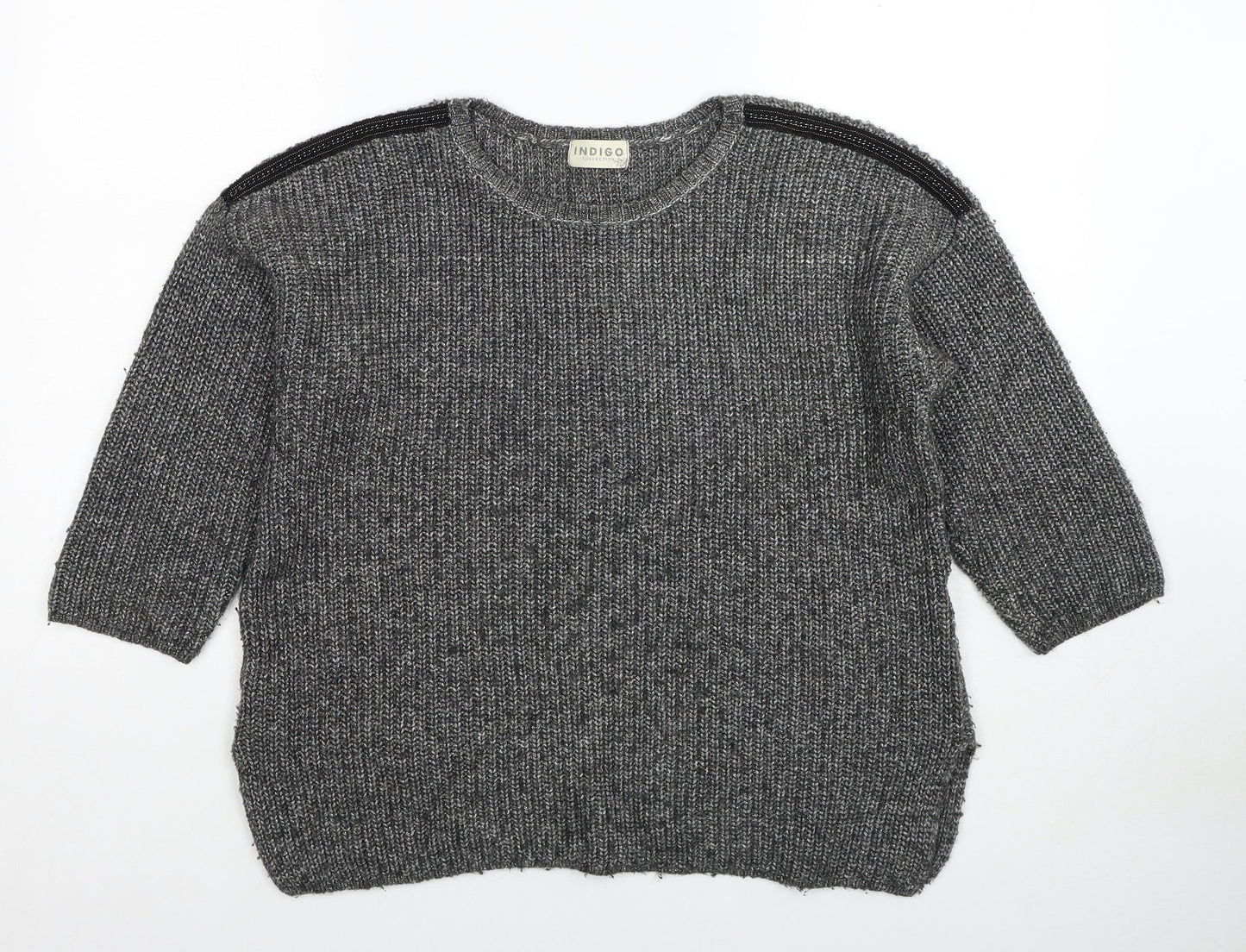 Womens UK Size 14 Marks and Spencer Grey Pullover Jumper