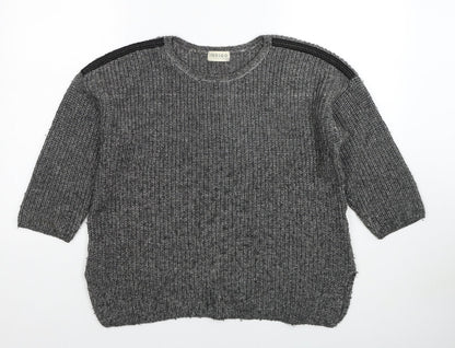 Womens UK Size 14 Marks and Spencer Grey Pullover Jumper