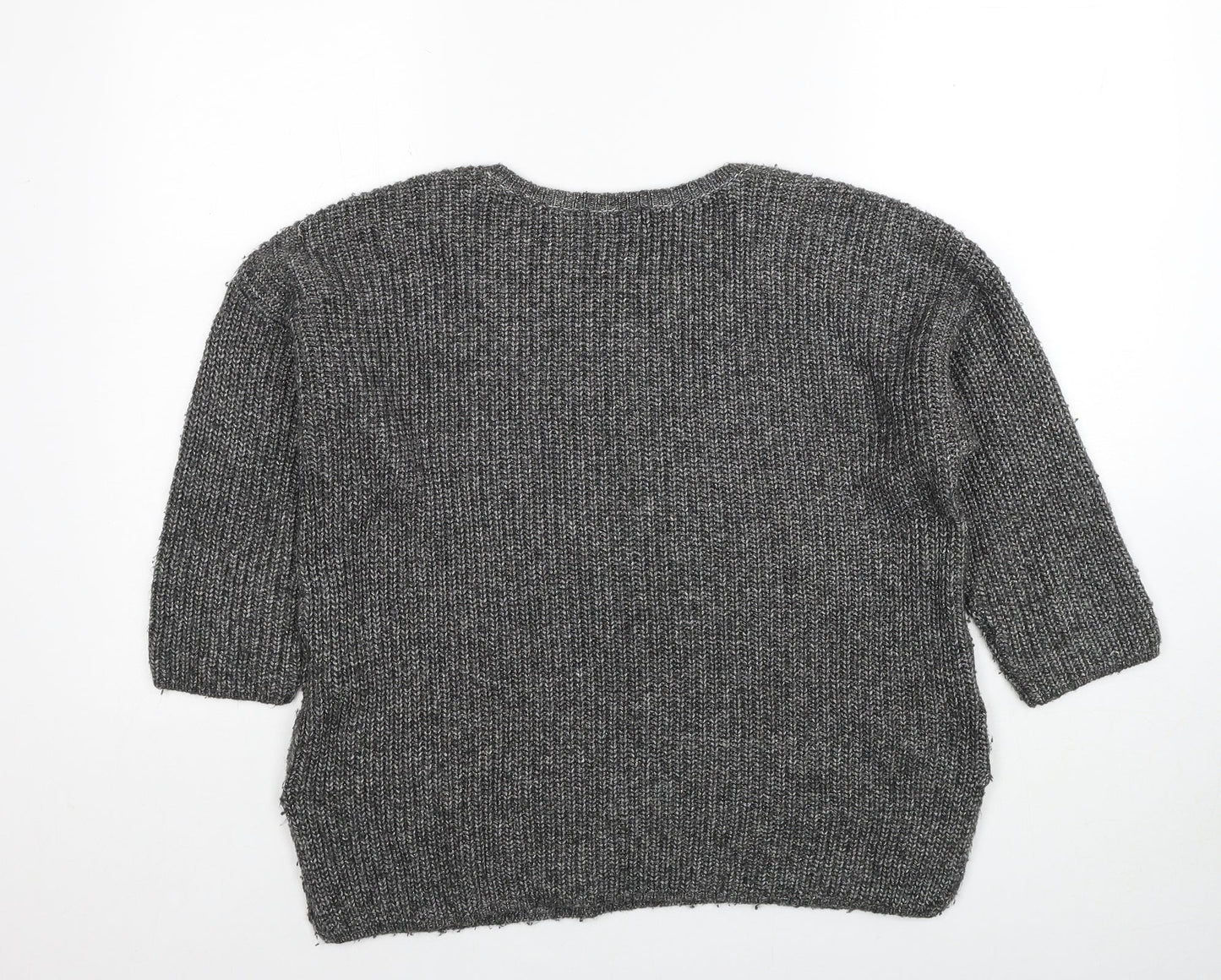 Womens UK Size 14 Marks and Spencer Grey Pullover Jumper