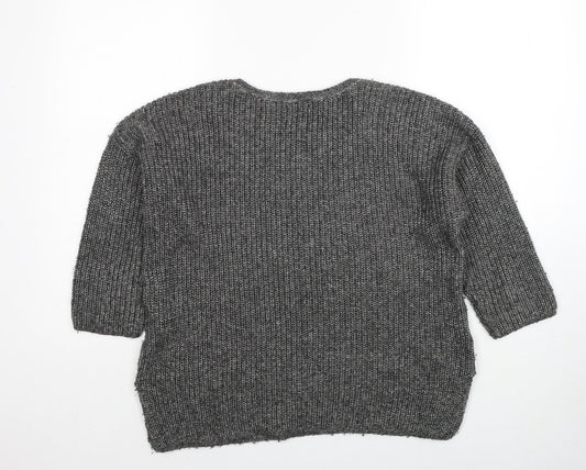 Womens UK Size 14 Marks and Spencer Grey Pullover Jumper