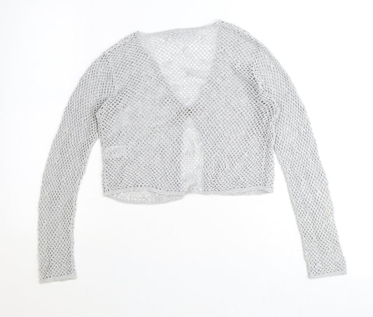 Womens UK Size 14 Principles Grey Cardigan Jumper