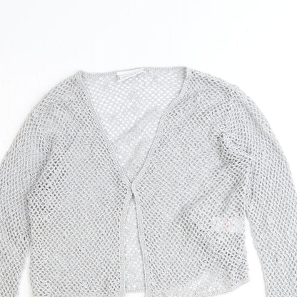 Womens UK Size 14 Principles Grey Cardigan Jumper