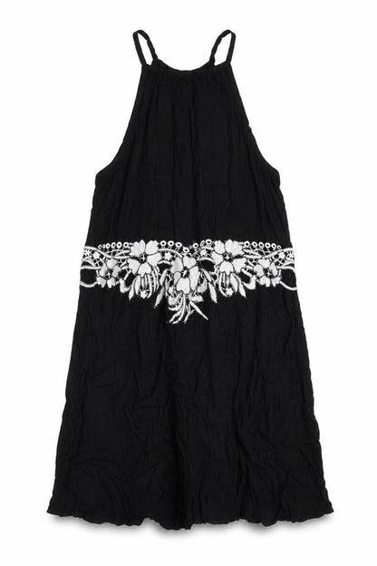 Boohoo Womens Black Viscose Mini Size 10 Round Neck Zip