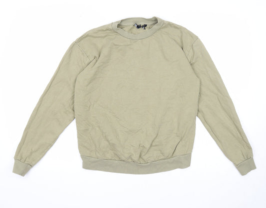 Womens UK Size 8 ASOS Green Pullover Sweatshirt