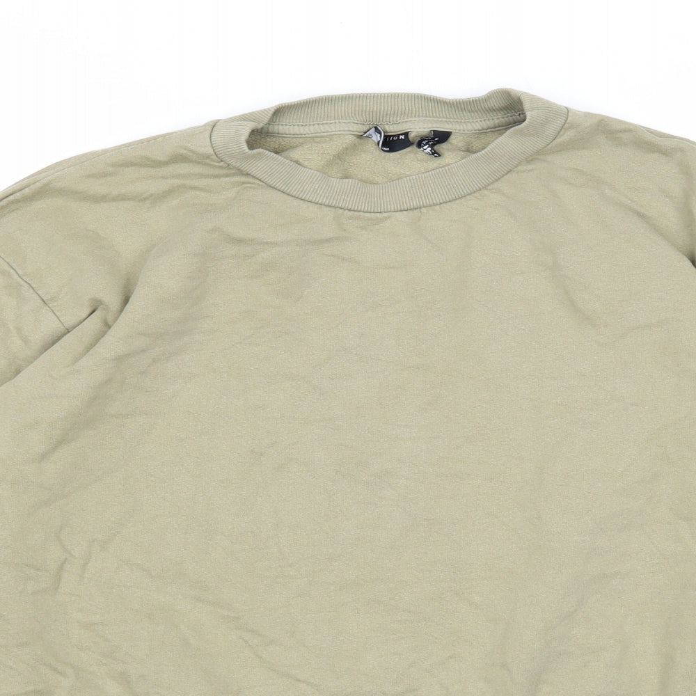 Womens UK Size 8 ASOS Green Pullover Sweatshirt