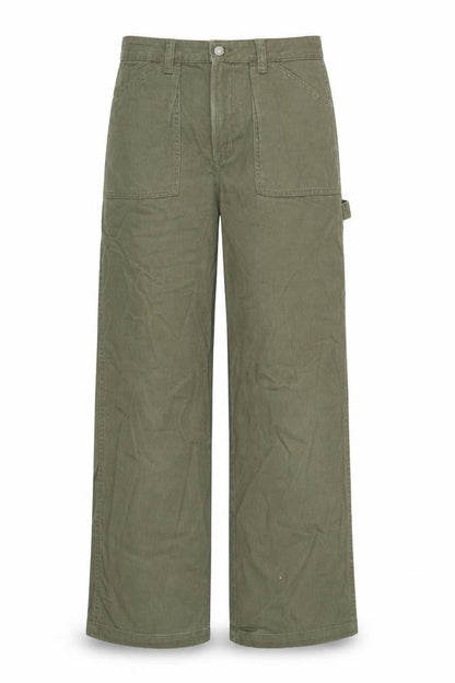 Womens UK Size 10 Divided Regular Fit Straight Green Jeans