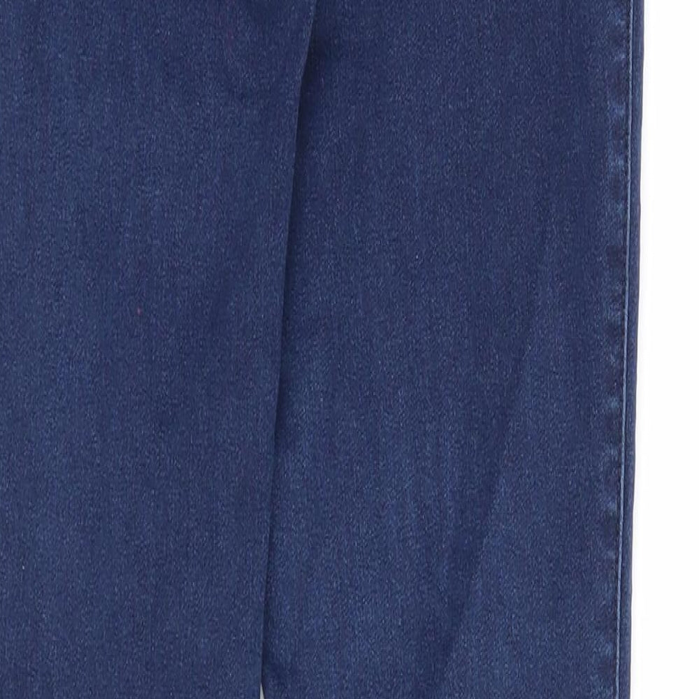 Only Womens Blue Cotton Skinny Jeans Size M Regular Zip