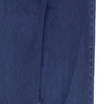 Only Womens Blue Cotton Skinny Jeans Size M Regular Zip
