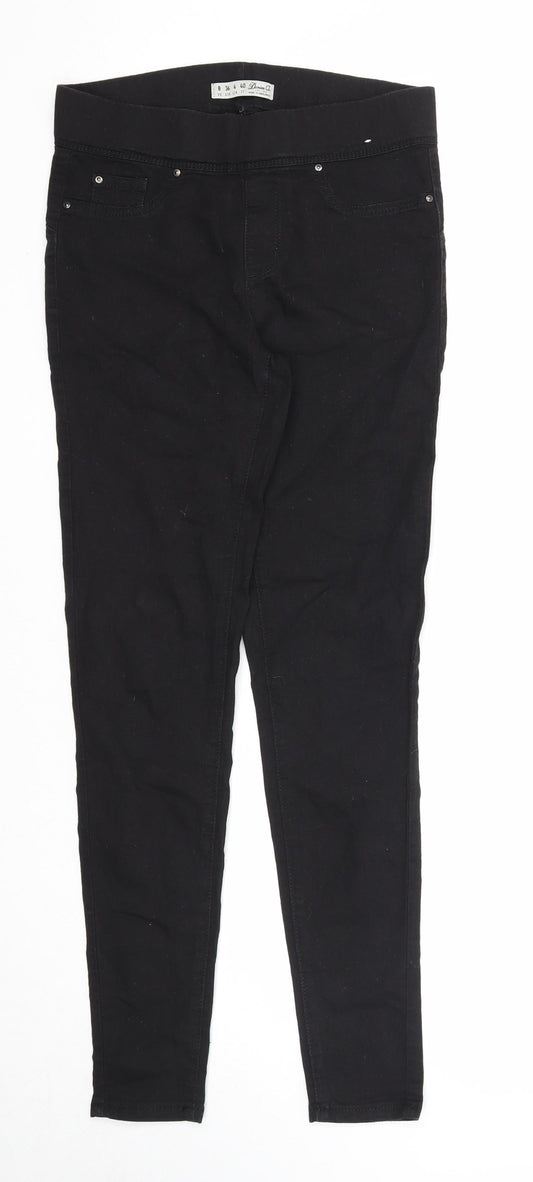 Denim & Co. Womens Black Cotton Jegging Jeans Size 8 Regular