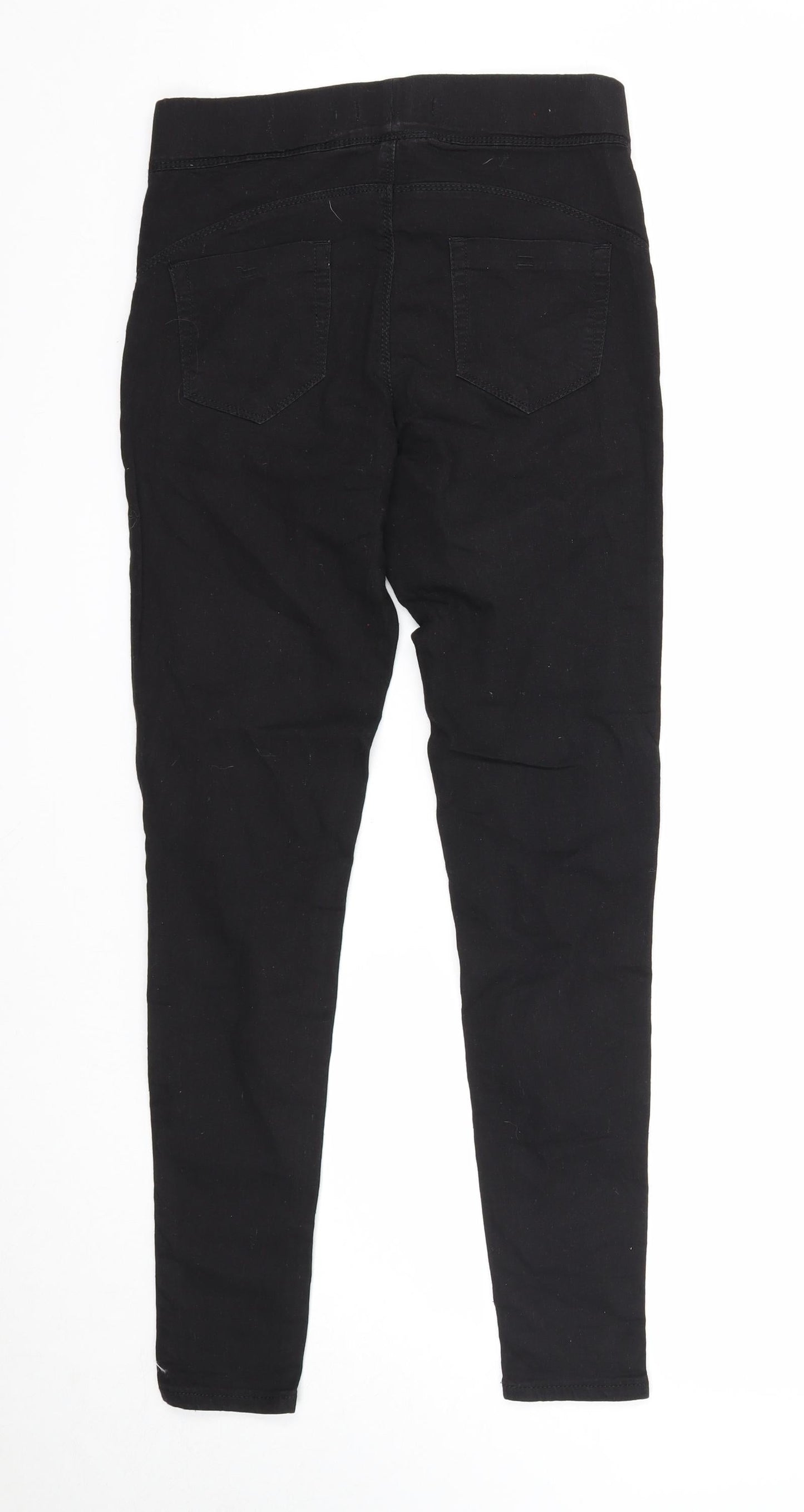 Denim & Co. Womens Black Cotton Jegging Jeans Size 8 Regular