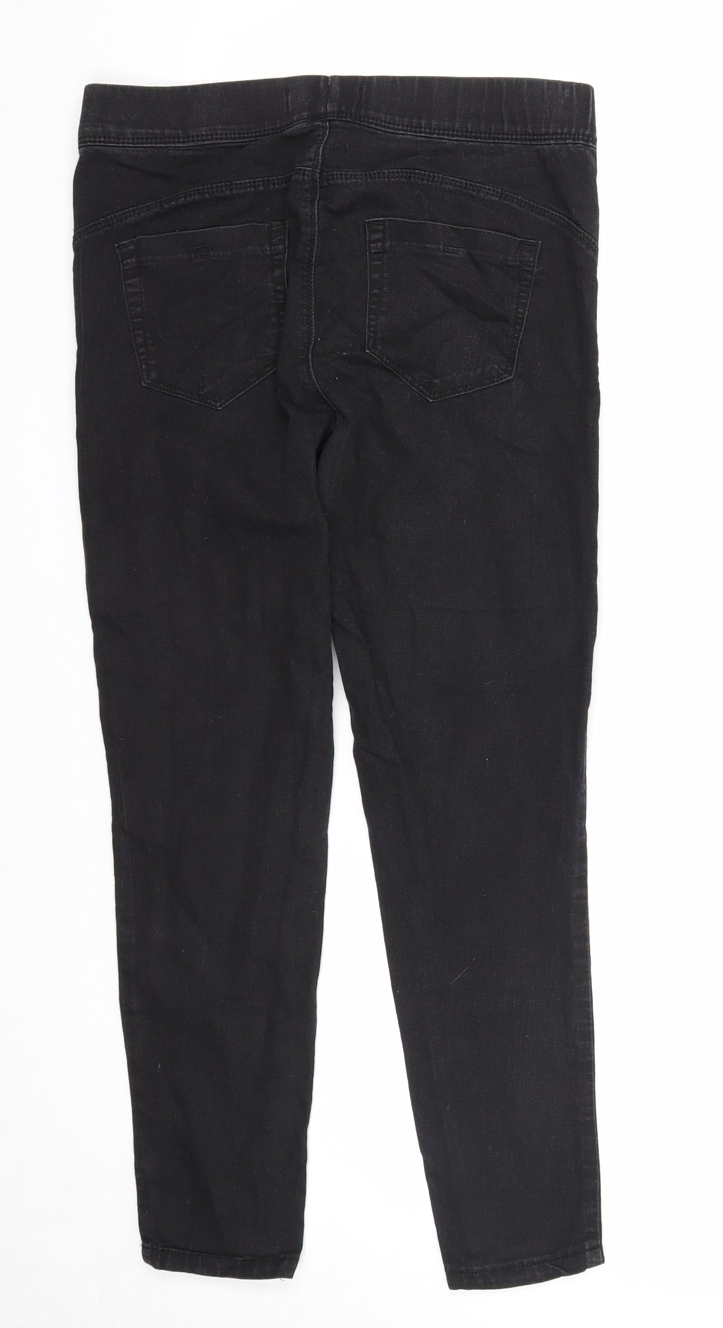 Denim & Co. Womens Black Cotton Jegging Jeans Size 10 Regular