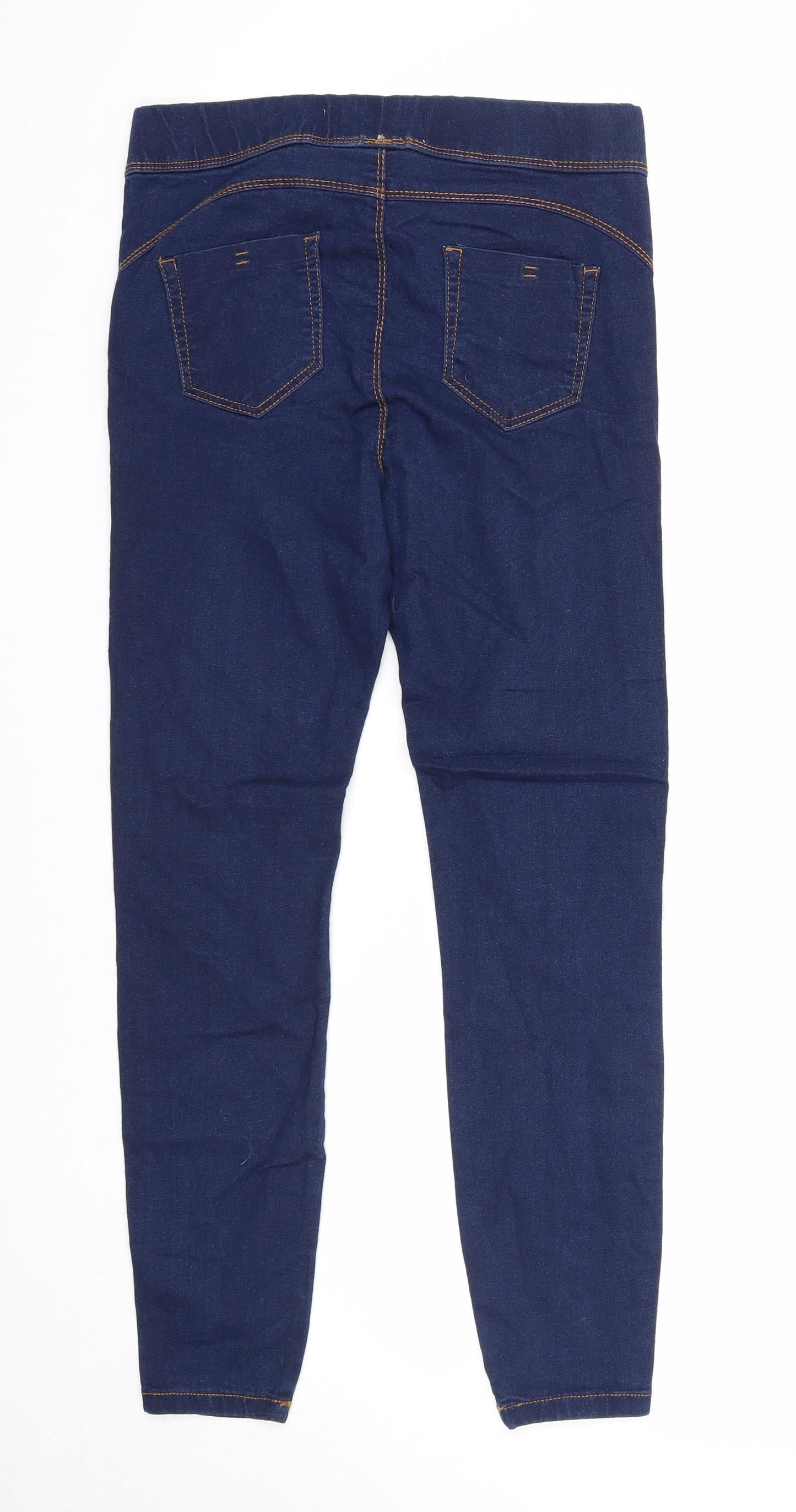 Denim & Co. Womens Blue Cotton Jegging Jeans Size 10 Regular