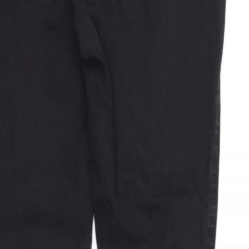 Denim & Co. Womens Black Cotton Jegging Jeans Size 10 Regular