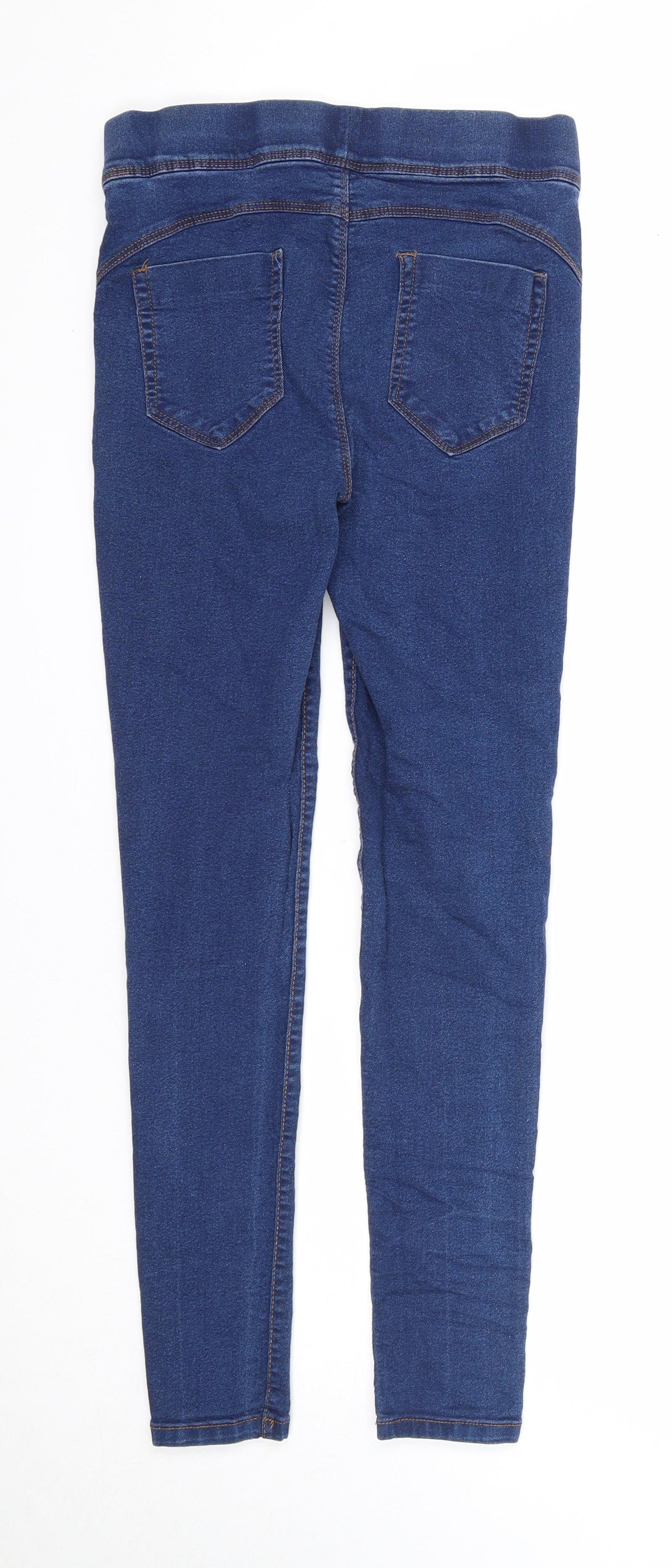 Denim & Co. Womens Blue Cotton Jegging Jeans Size 10 Regular