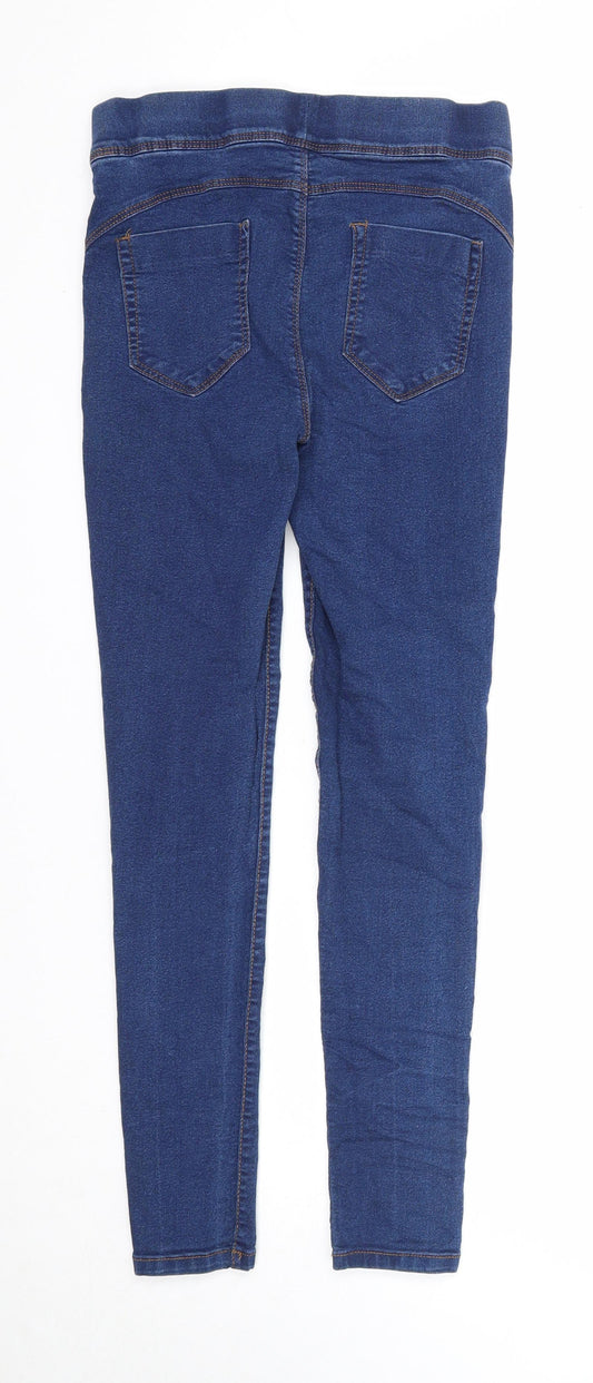Denim & Co. Womens Blue Cotton Jegging Jeans Size 10 Regular