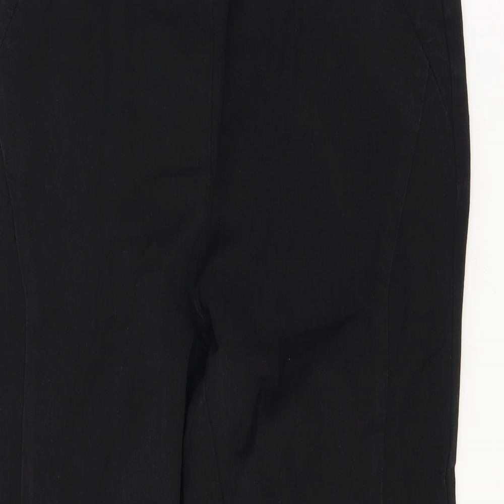 Womens UK Size 31 in Preworn Regular Fit  Black Trousers