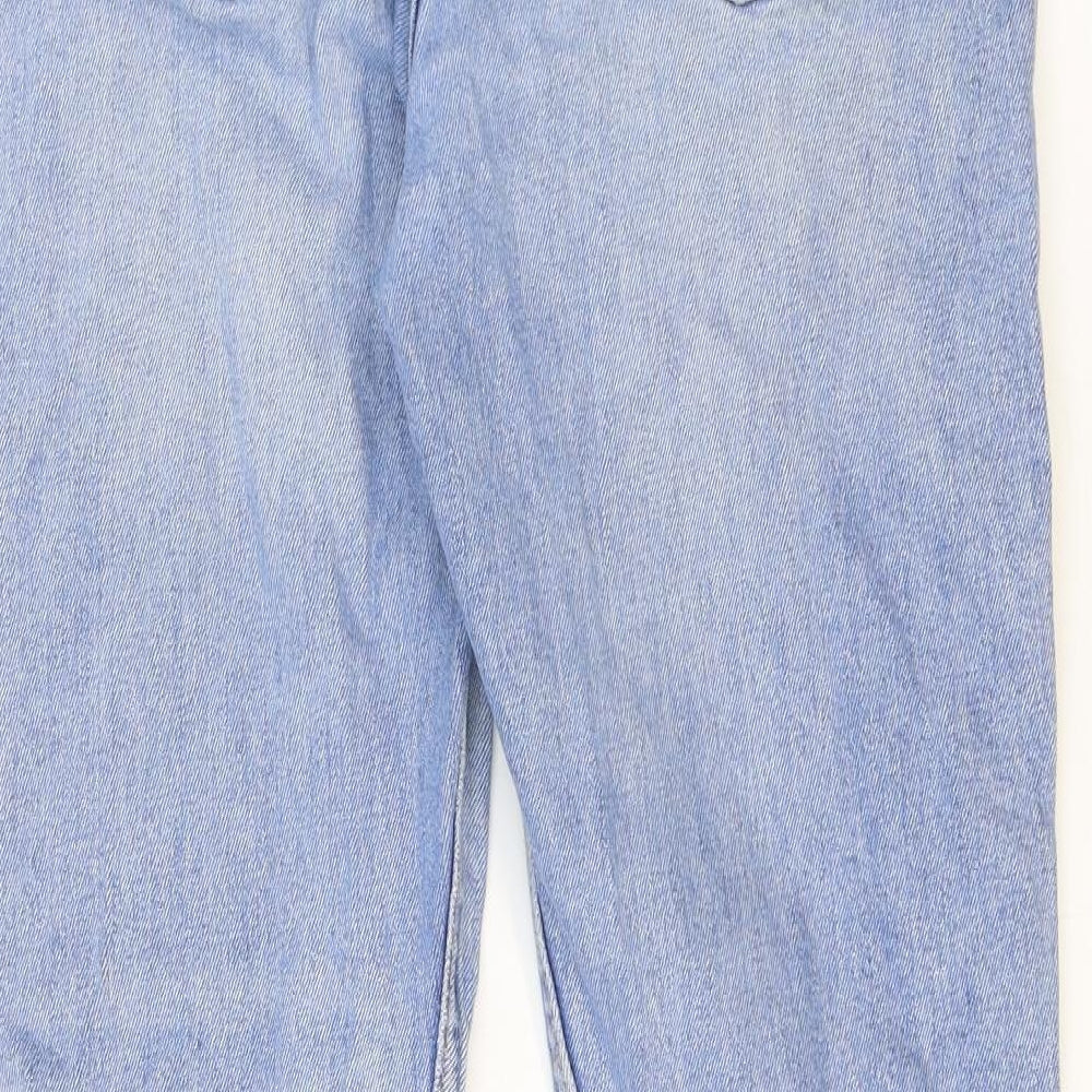 H&M Mens Blue Polyester Skinny Jeans Size 29 in Regular Zip