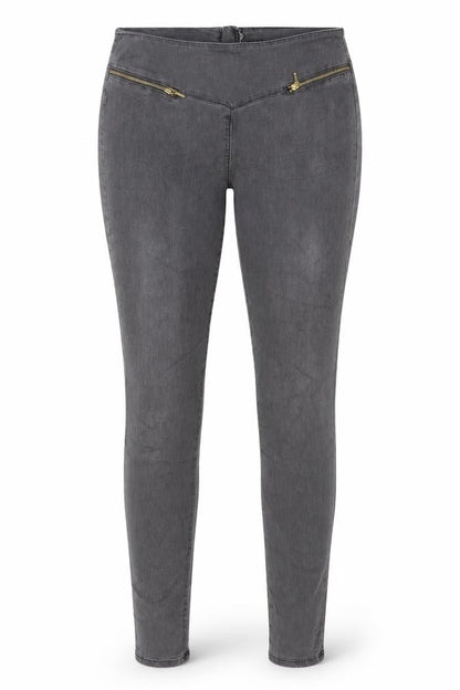 Womens UK Size L VERO MODA Regular Fit Jegging Grey Trousers