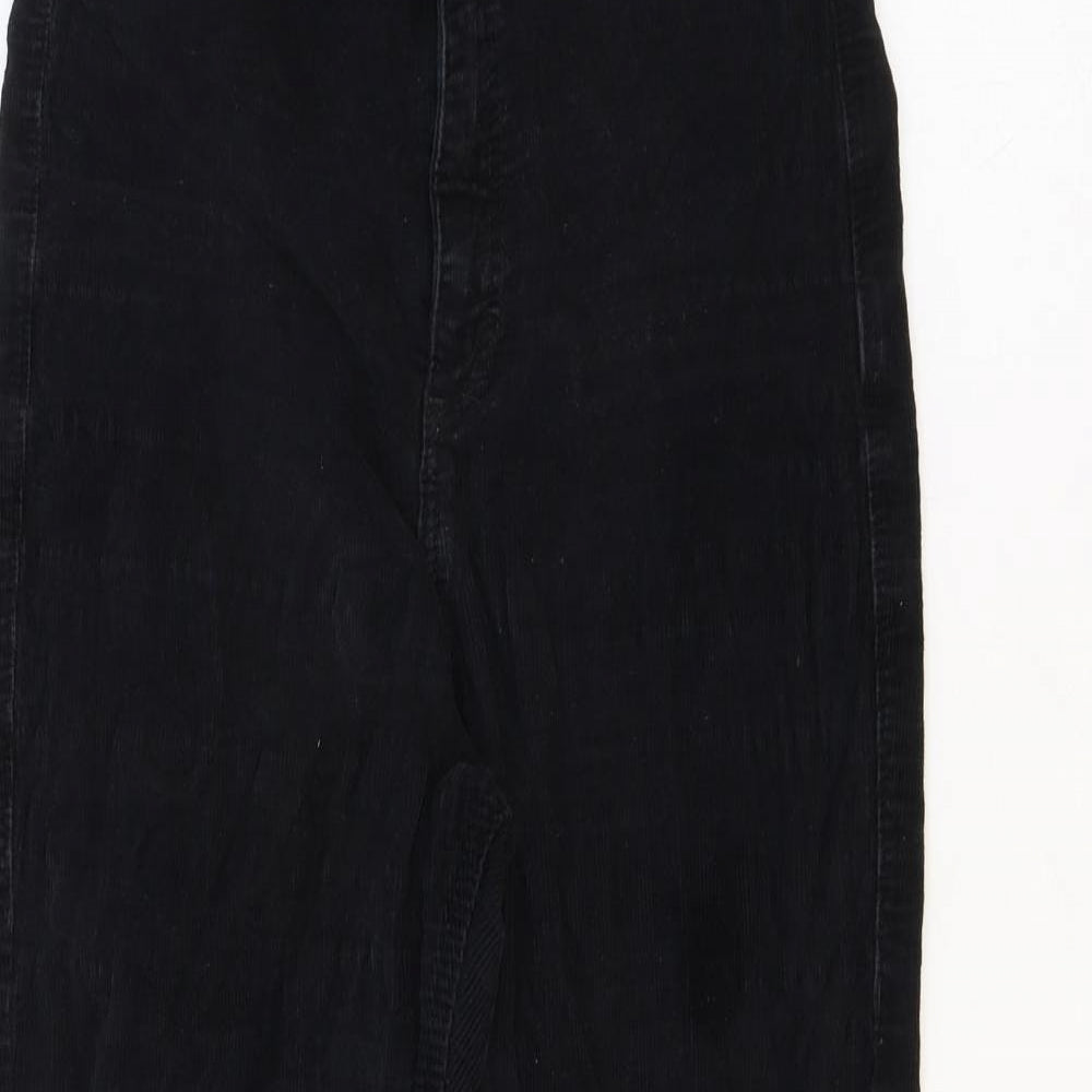 Womens UK Size 28 Topshop Regular Fit  Black Trousers