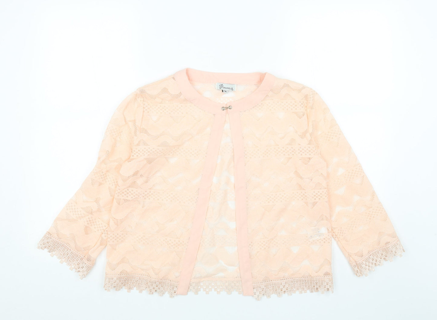Womens UK Size M Paramour Pink Kimono Blouse