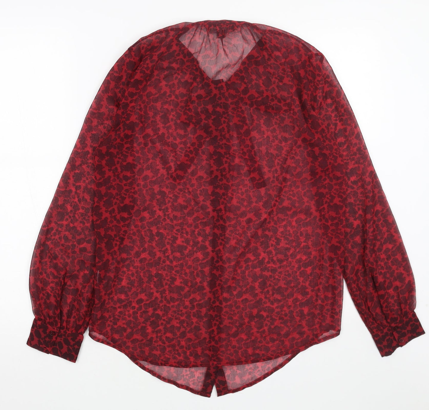 Womens UK Size 6 French Connection Red Basic Blouse