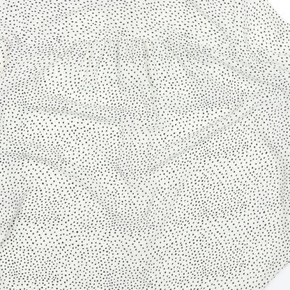 Womens UK Size 6 H&M White Basic Button-Up