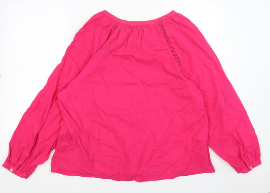 Womens UK Size 6 H&M White Basic Blouse