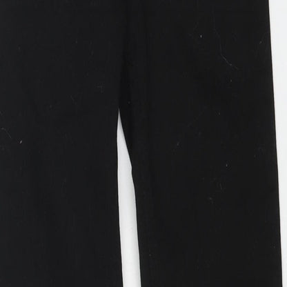 New Look Girls Black Cotton Skinny Jeans Size 10 Years Regular Button