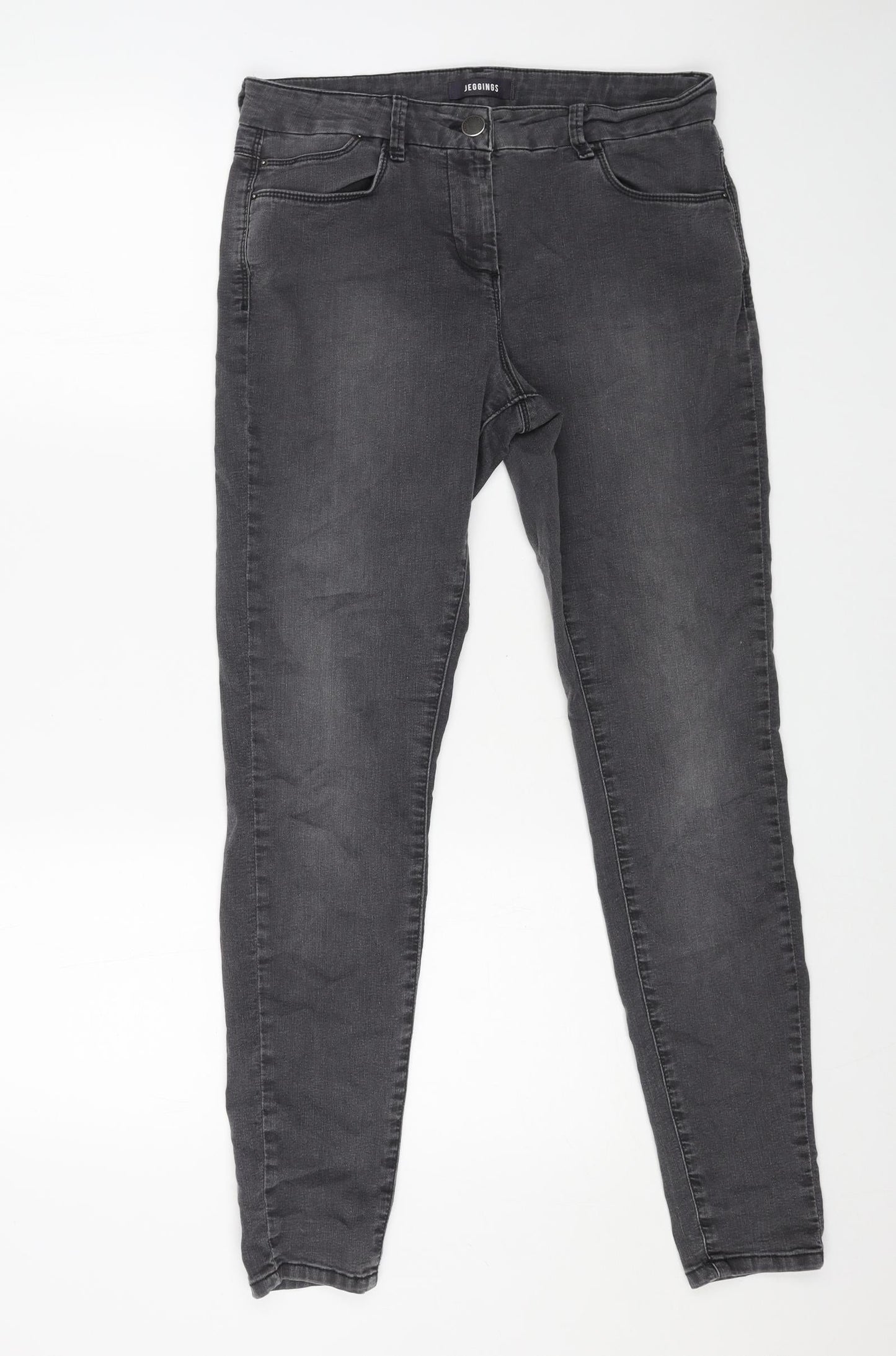 Womens UK Size 12 Marks and Spencer Regular Fit Skinny Grey Jeans