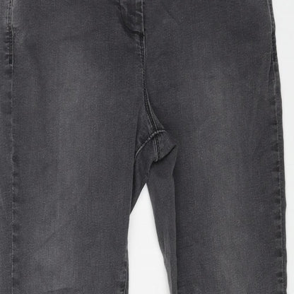 Womens UK Size 12 Marks and Spencer Regular Fit Skinny Grey Jeans