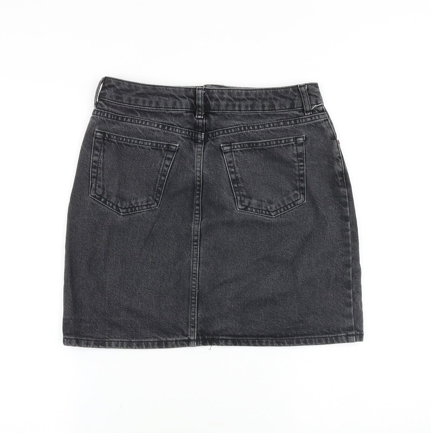 Womens UK Size 28 in Topshop A-Line Denim Skirt