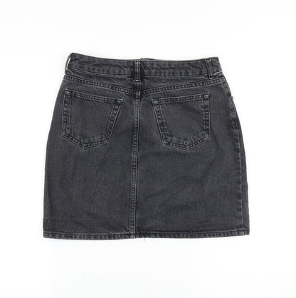 Womens UK Size 28 in Topshop A-Line Denim Skirt
