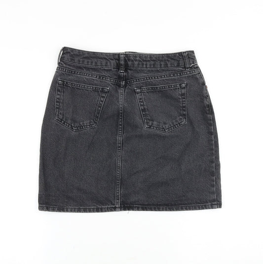 Womens UK Size 28 in Topshop A-Line Denim Skirt