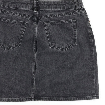 Womens UK Size 28 in Topshop A-Line Denim Skirt