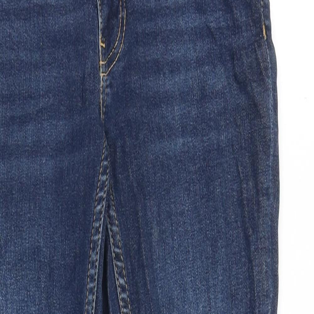 denim365 Womens Blue Cotton Skinny Jeans Size 8 Regular Zip