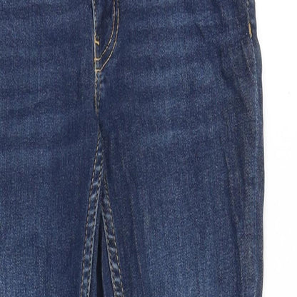 denim365 Womens Blue Cotton Skinny Jeans Size 8 Regular Zip