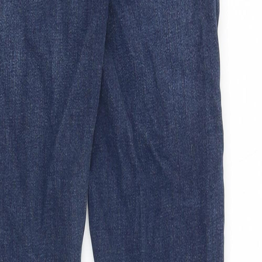 denim365 Womens Blue Cotton Skinny Jeans Size 8 Regular Zip